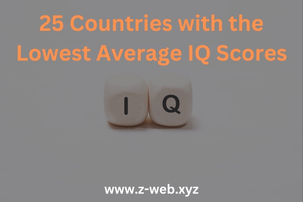 25 Countries with the Lowest Average IQ Scores