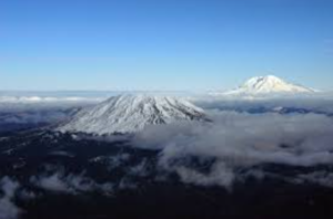 Mount Rainier and Mount St. Helens, Washington